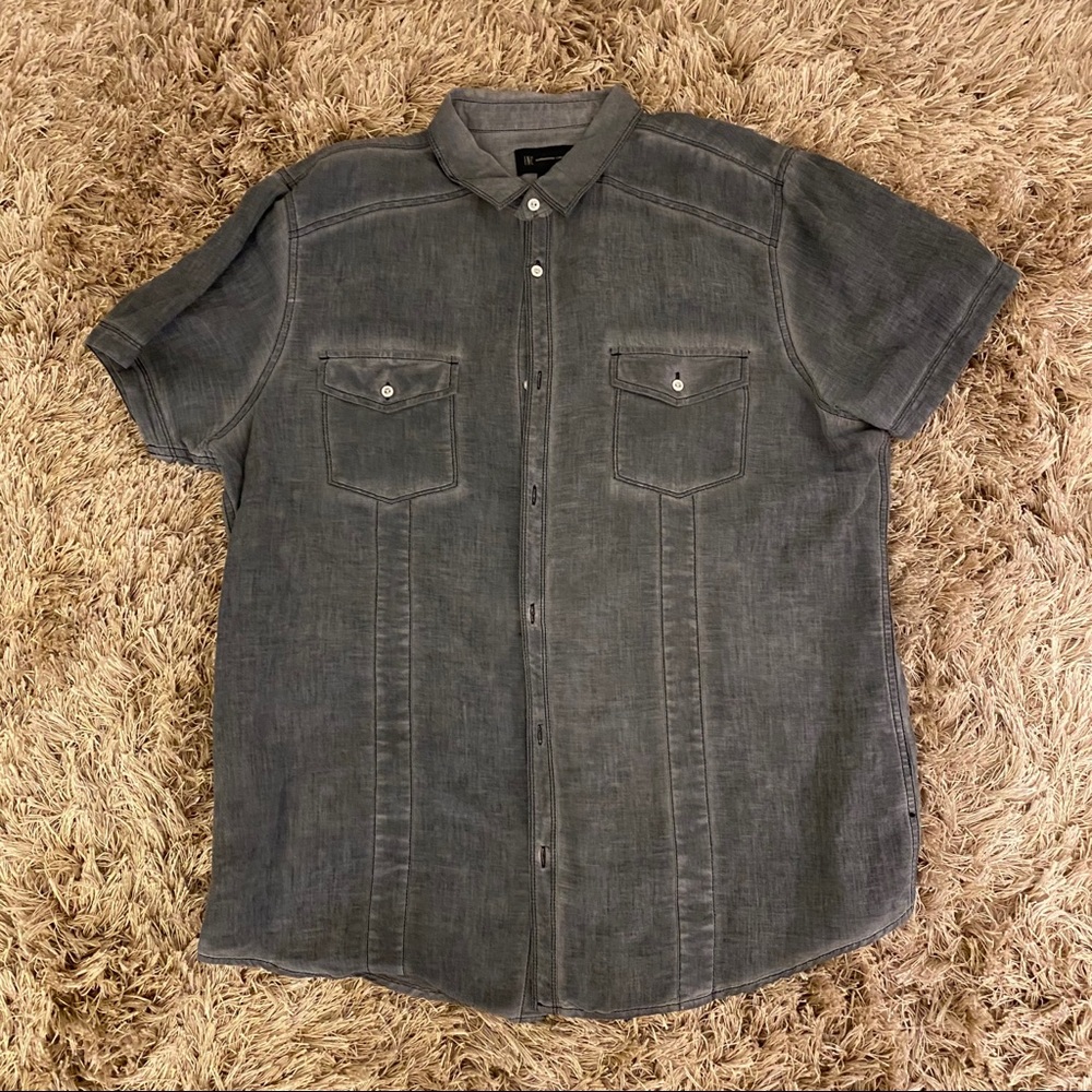 I-N-C Men’s Gray Saroan Shirt